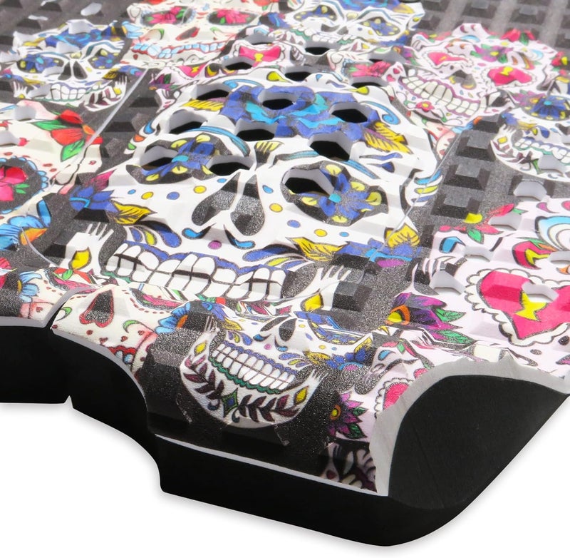 Lonnngg 3/6 Piece Stomp Pad Surfboard EVA Traction Pad Adhesive Professional Tail Pad/Applies All Boards - Surfboards, Shortboards, Longboards, Skimboards/Multiple Color Choices - Image 3